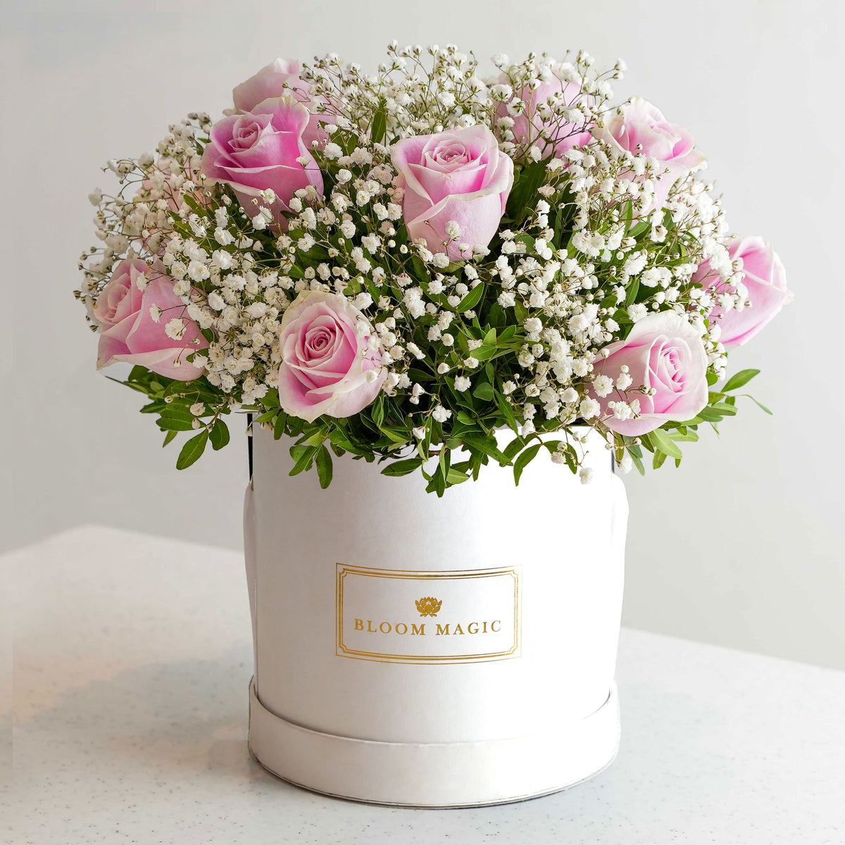 Pink Roses Hatbox