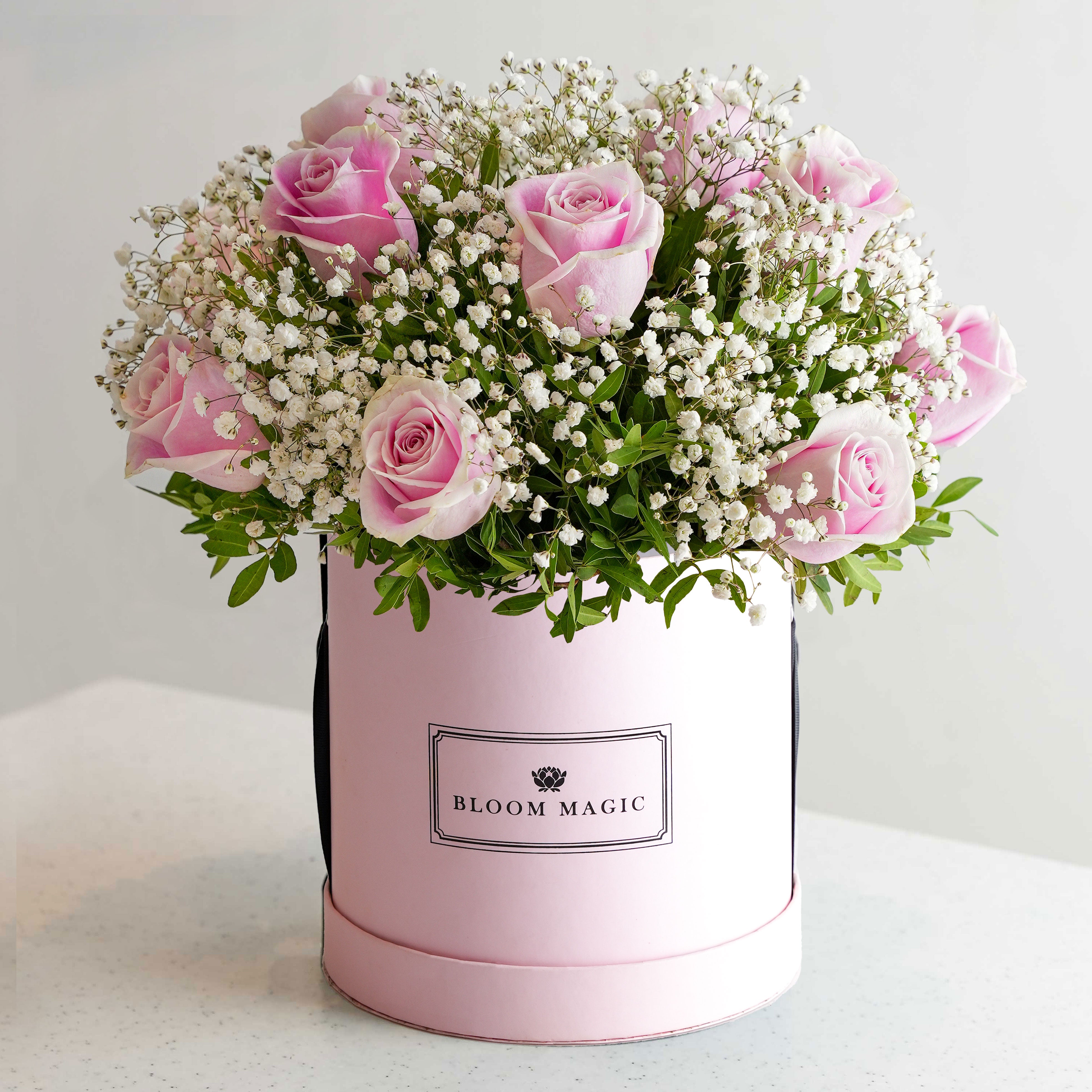Flowers in on sale a hat box