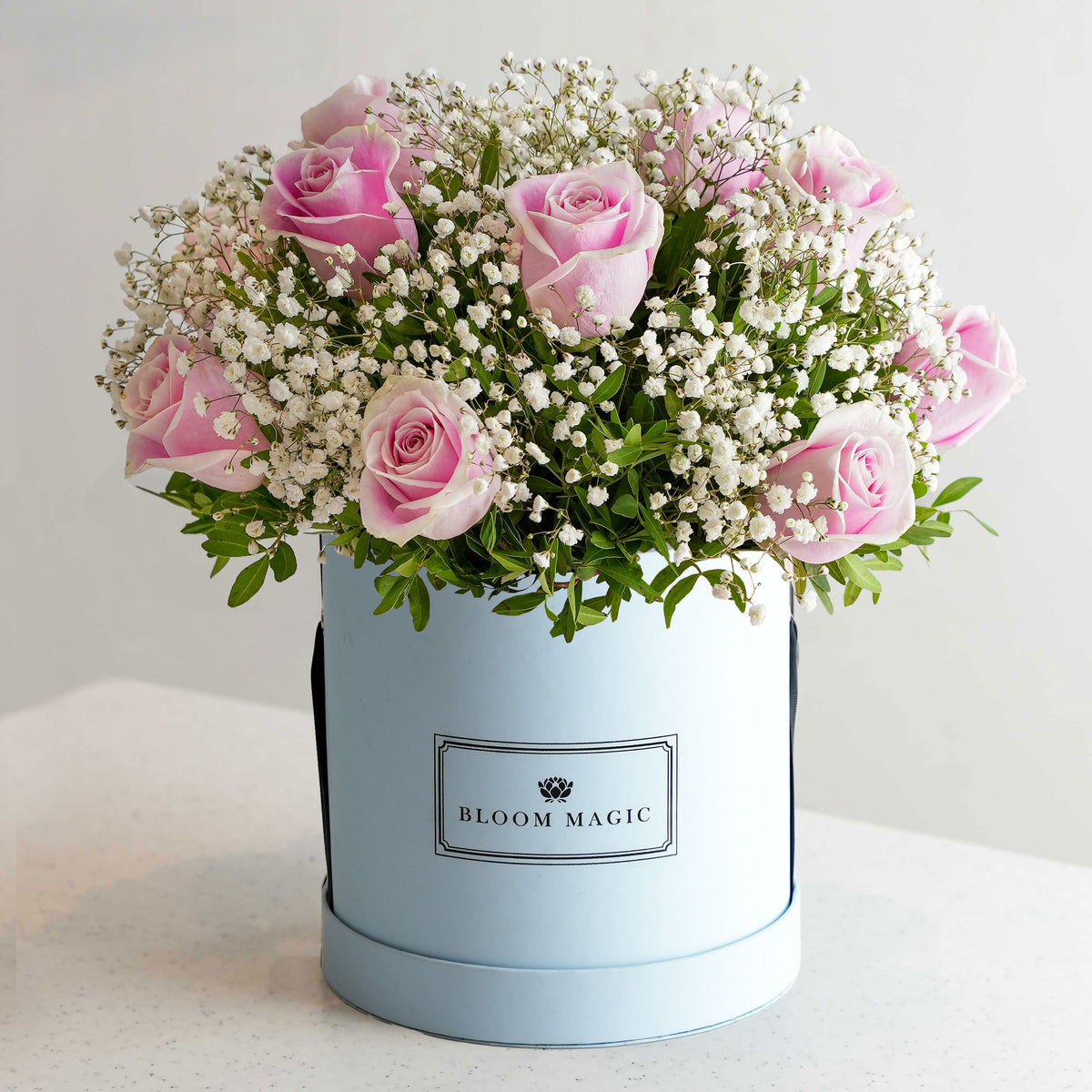 Pink Roses Hatbox