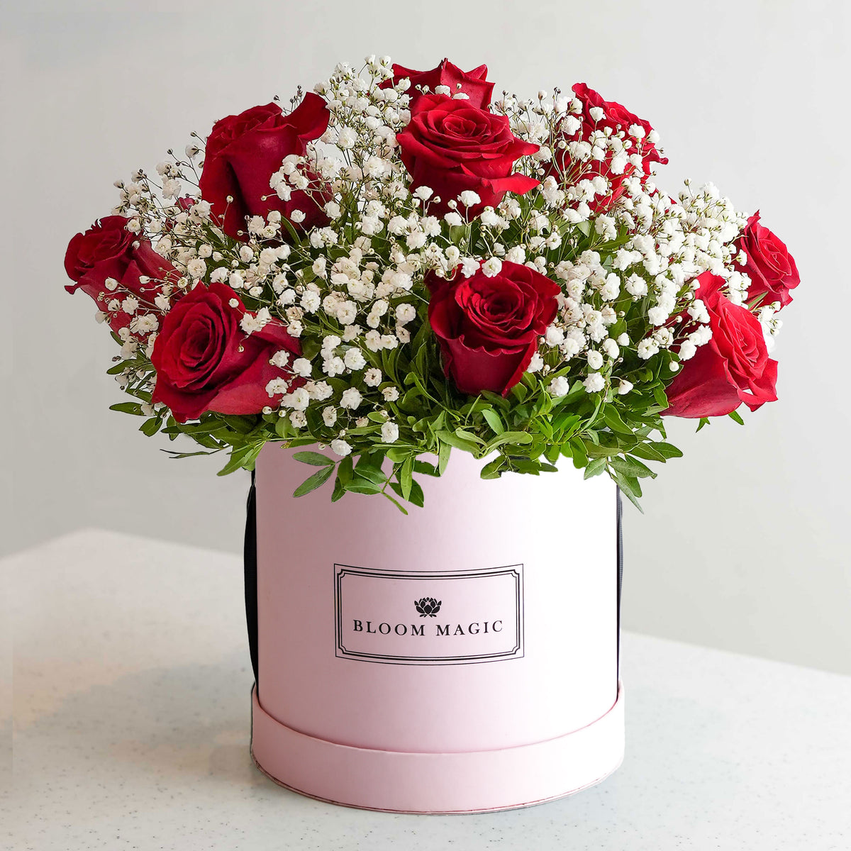 Red Roses Hatbox