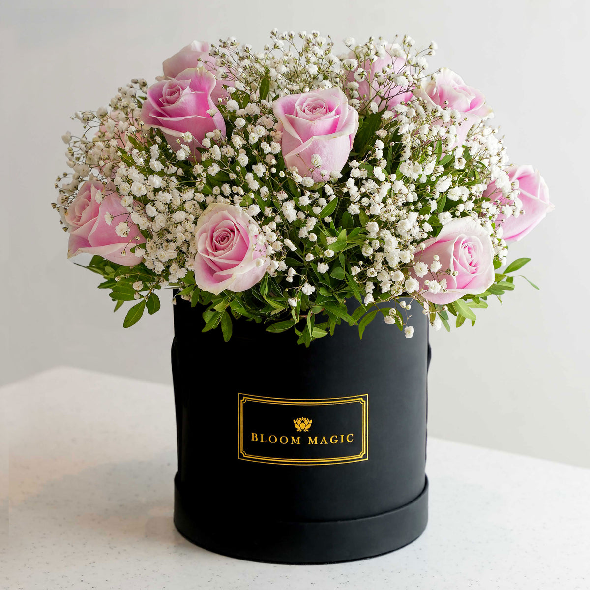 Pink Roses Hatbox